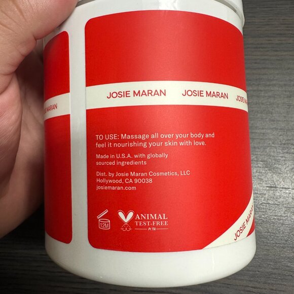 Josie Maran Whipped Argan Oil 20 OZ 600ML BODY BUTTER BAKED LEMON BLISS - Picture 2 of 2